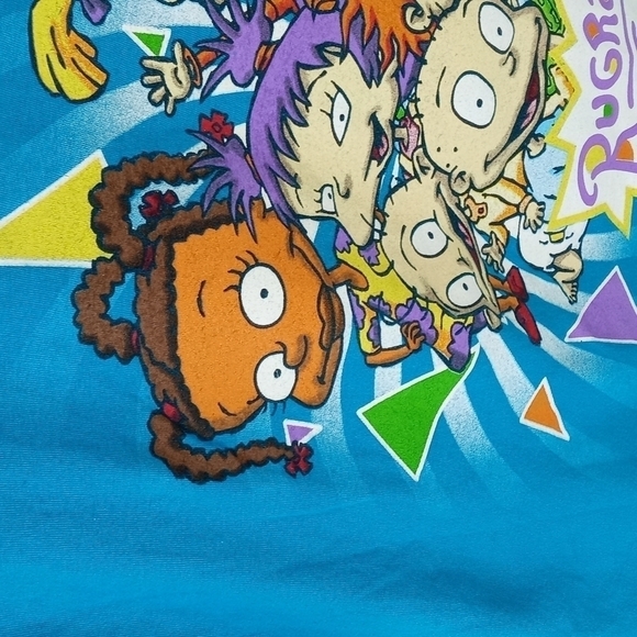 Large Nickelodeon Rug rats blue graphic t shirt - Picture 3 of 6